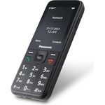 Panasonic KX-TF200 Mobiltelefon, 2,4" TFT-Farb-LCD, Bluetooth 3.0, 1000 mAh Li-Ionen-Akku, Schwarz