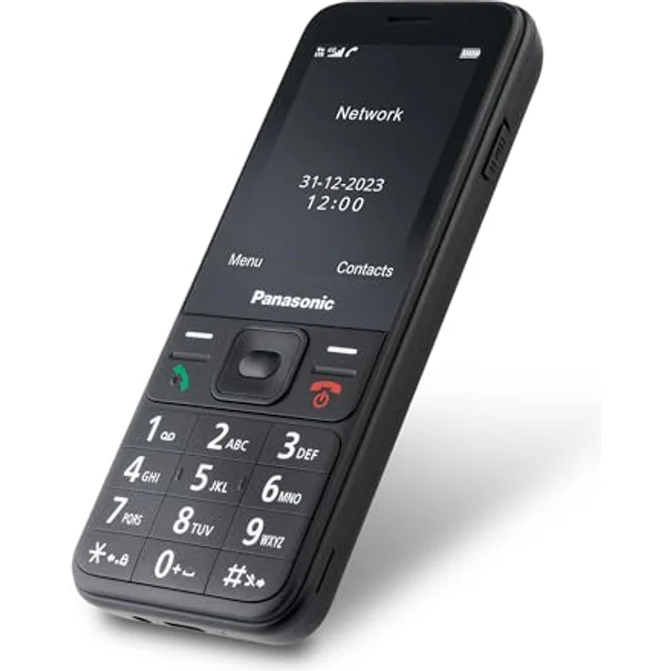 Panasonic KX-TF200 Mobiltelefon, 2,4" TFT-Farb-LCD, Bluetooth 3.0, 1000 mAh Li-Ionen-Akku, Schwarz – Bild 1