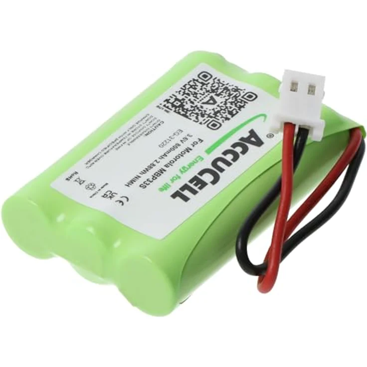 AccuCell Akku kompatibel mit Motorola MBP33S, NiMH 3,6V, 700mAh, 2,9Wh – Bild 4