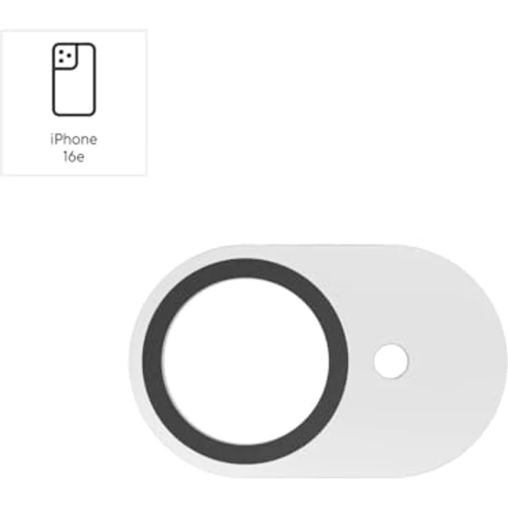 Hama Handy Kameraschutz für iPhone 16e, Panzerglas 9H, stoßfest, kratzfest, blasenfrei - Transparent – Bild 2