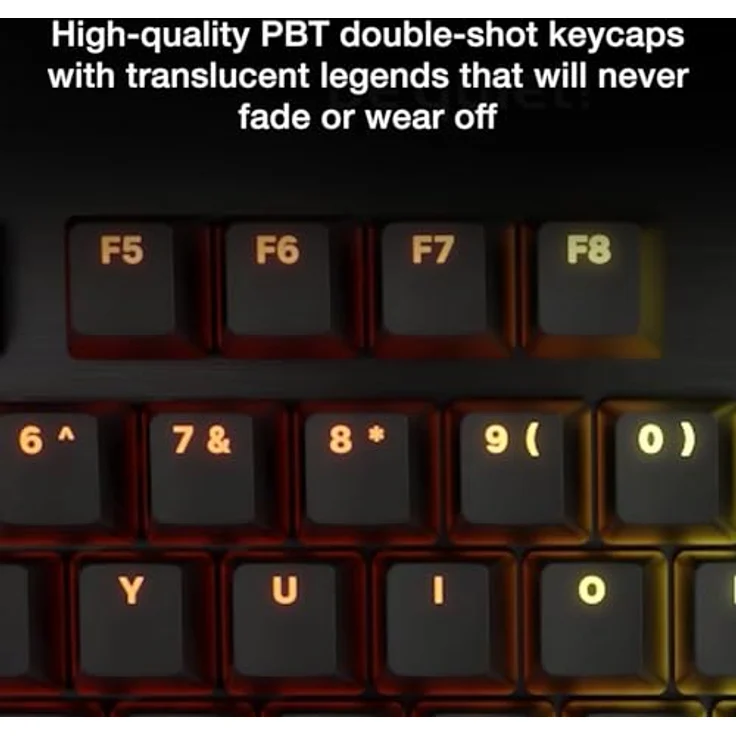 be quiet! Dark Mount Silent Linear, Kabelgebundene Tastatur mit 8 Displaytasten und Media-Dock, Schwarz – Bild 6