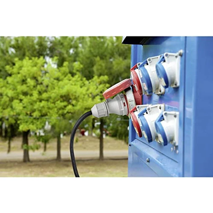 Sygonix, Verlängerungskabel, SY-5244050 16 A Schwarz 10 m witterungsbeständ – Bild 3