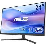 ASUS Eye Care VU249CFE-B - 24 Zoll Full HD Monitor - 100 Hz, 1ms MPRT, AdaptiveSync, GreenProduct - IPS Panel, Vesa 75x75, 16:9, 1920x1080, HDMI, USB-C mit 15W PD, ergonomisch, Sanftes Blau