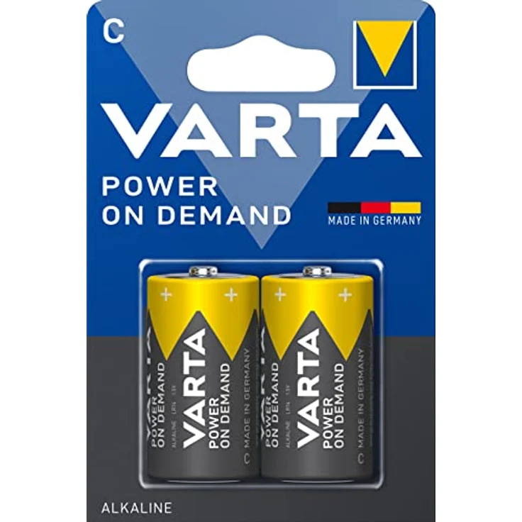 VARTA Batterien C Baby, 12 Stück, Power on Demand, Alkaline, Vorratspack, smart, flexibel, leistungsstark, ideal für Computerzubehör, Smart Home Geräte, Made in Germany [Exklusiv bei Amazon] – Bild 2