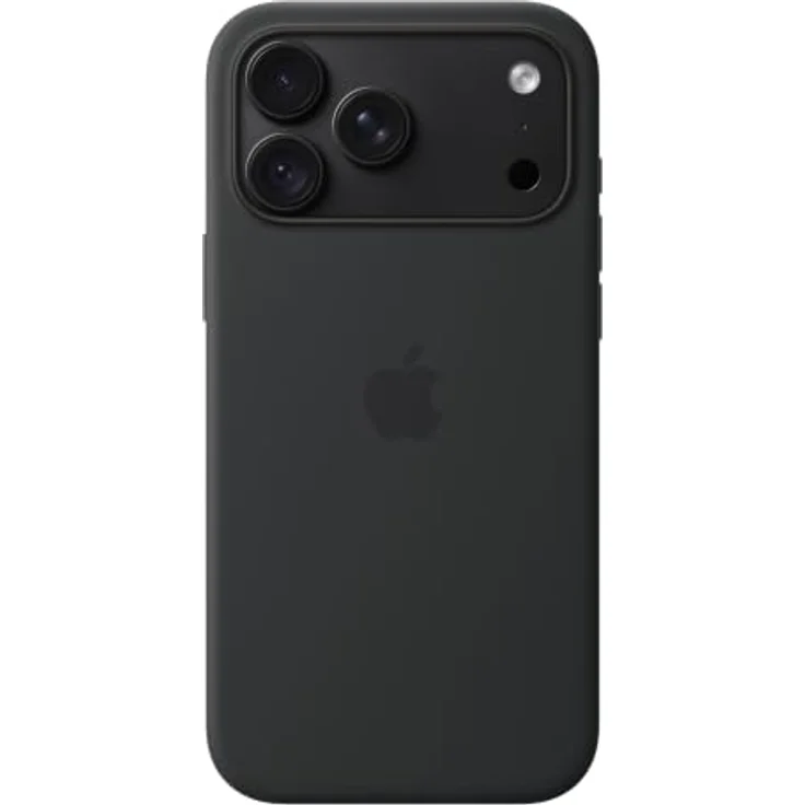 Apple Silicone Case iPhone 18 Pro Max, Schwarz, MagSafe kompatibel, mit weichem Mikrofaserfutter – Bild 1