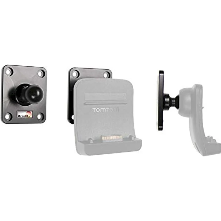 Brodit Halterung für TomTom GO 5X0/5X00/6X0/6X00, Kugelgelenk Smartphone Halterung, Schwarz – Bild 2