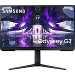 Samsung Odyssey Gaming Monitor G3A LS27AG304NR, 27 Zoll, VA-Panel, Full HD-Auflösung, AMD FreeSync Premium, Reaktionszeit 1 ms (MPRT), Bildwiederholrate 144 Hz, Schwarz