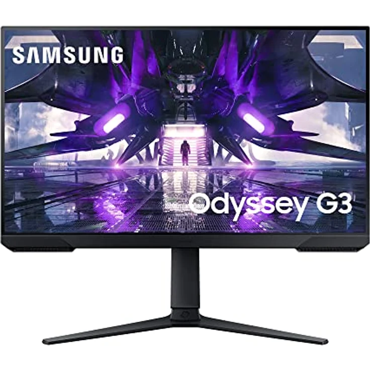 Samsung Odyssey Gaming Monitor G3A LS27AG304NR, 27 Zoll, VA-Panel, Full HD-Auflösung, AMD FreeSync Premium, Reaktionszeit 1 ms (MPRT), Bildwiederholrate 144 Hz, Schwarz – Bild 1