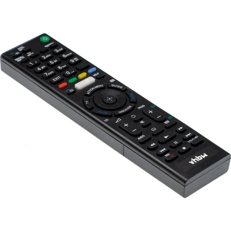 vhbw Fernbedienung passend für Sony KDL55HX750, KDL55HX751, KDL-50W755C, direkt einsatzbereit, schwarz, mit Netflix Button