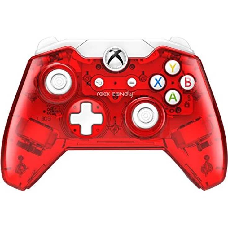 PDP Rock Candy Wired Controller Stormin' Cherry Transparent, Rot (048-012-NA-RD) (PC, Xbox One, Xbox Series) – Bild 2
