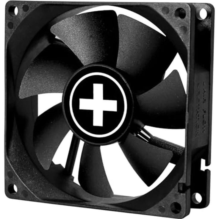 Xilence XPF80.B.PWM, 80mm Gehäuselüfter mit 4PIN PWM-Funktion, Hydro Bearing, 21,8 CFM, leiser Betrieb 18,7 dB(A) – Bild 3