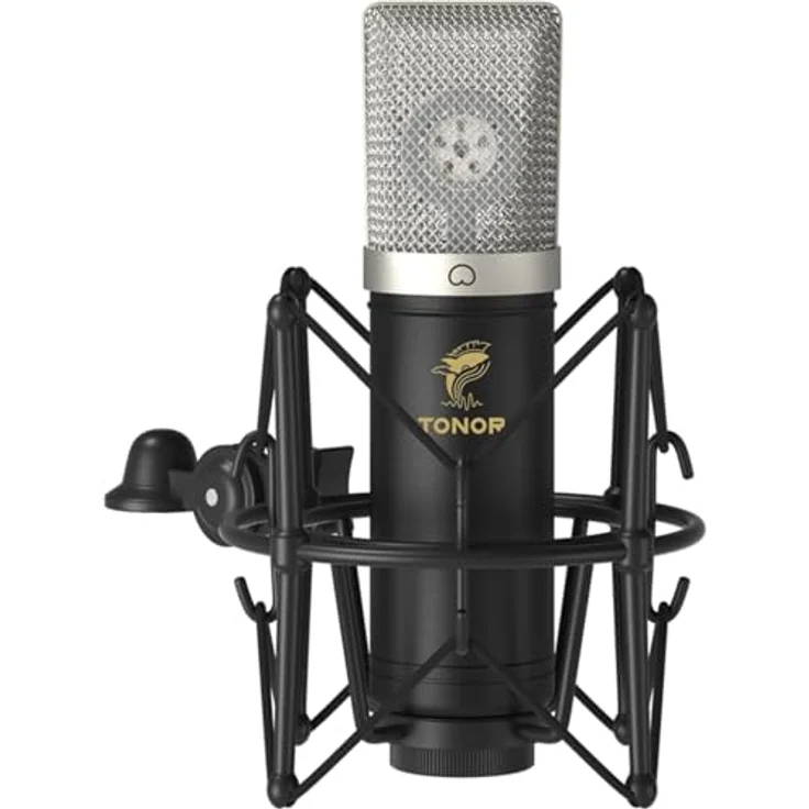 TONOR TC-2030, Großmembran USB Mikrofon Set mit 192 kHz/24 Bit, professionellem Mikrofon-Ständer und Zubehör für Studio, Streaming, YouTube und Gaming – Bild 1