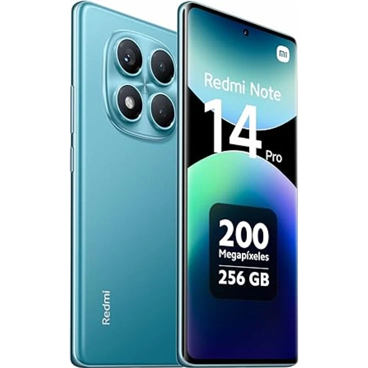 Xiaomi Redmi Note 14 Pro 4G Smart Phone, 8 GB + 256 GB, 16,9 cm (6,67 Zoll) Rhythm Eye Protection, Fingerprint Unlock 50 Million Pixel/Dual Card Dual Standby/NFC, 45 W, Wired Fast Charging, Ocean Blue – Bild 2