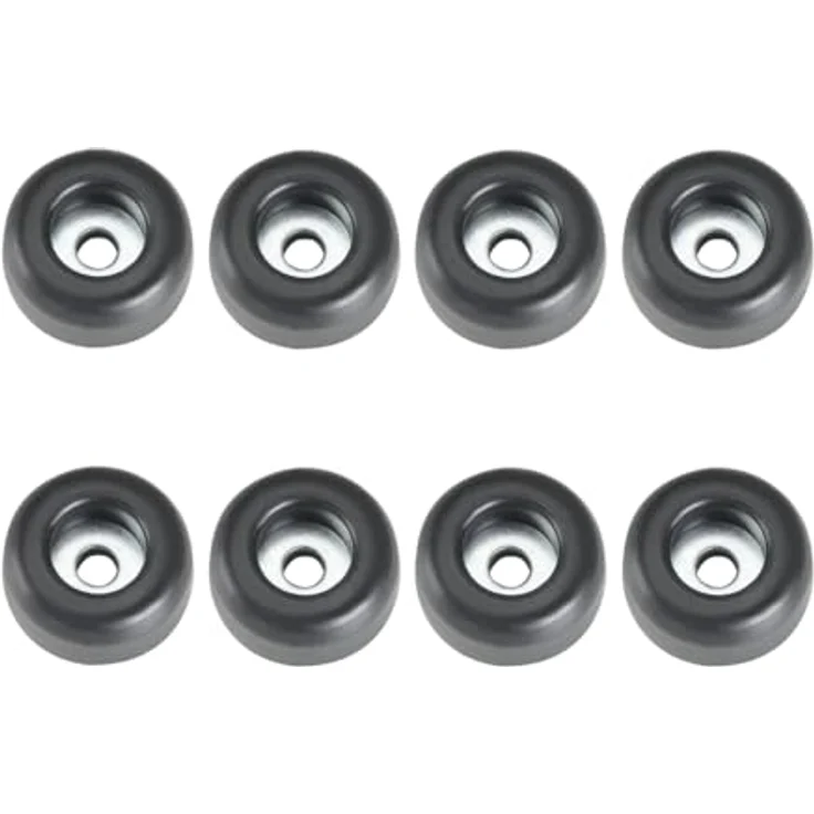 Adam Hall Hardware 4900 M8 AH - 8er Set Gummifuß 25 x 11 mm schwarz im Beutel – Bild 2