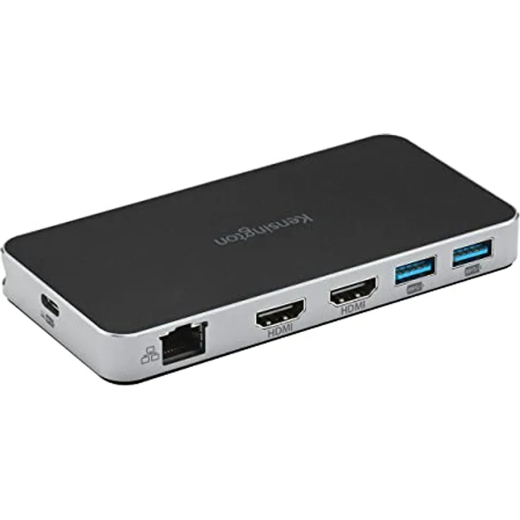 Kensington UH1460P USB-C Dockingstation, für zwei Monitore, Anschluss für Thunderbolt 3 & 4, 85 W Durchgangsleistung, 2 HDMI-Anschlüsse, 2 USB-A 3.2-Anschlüsse & USB-C 3.2-Anschluss (K36901WW)