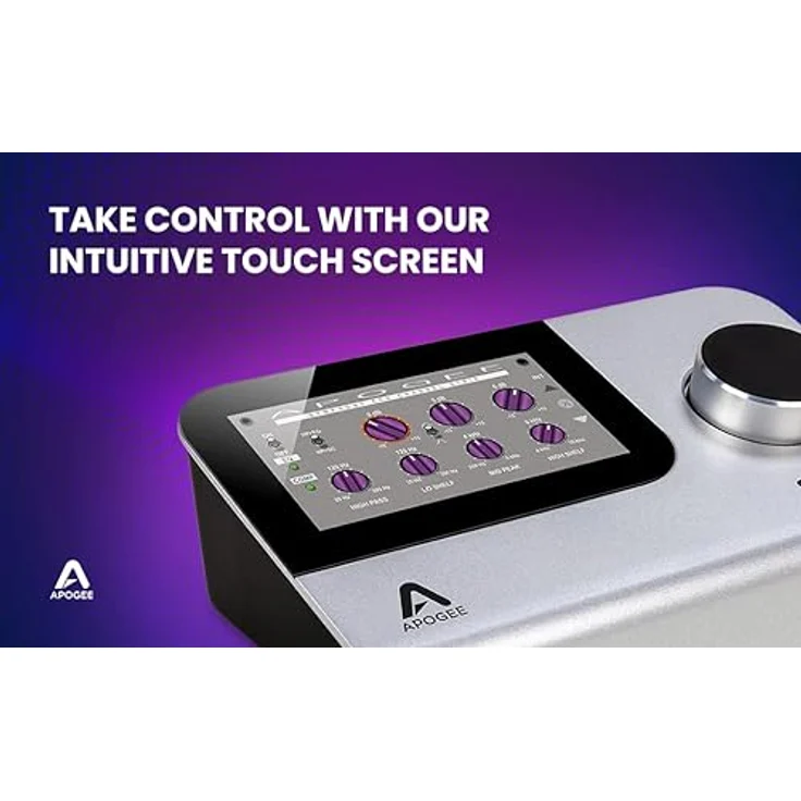 Apogee Symhony Desktop 10 In x 14 Out Desktop Audio-Interface (Symphony-Serie Wandlern und DSP-Effekten, professionelle Audioaufnahmen, Dynamic Touch Screen Display) – Bild 4