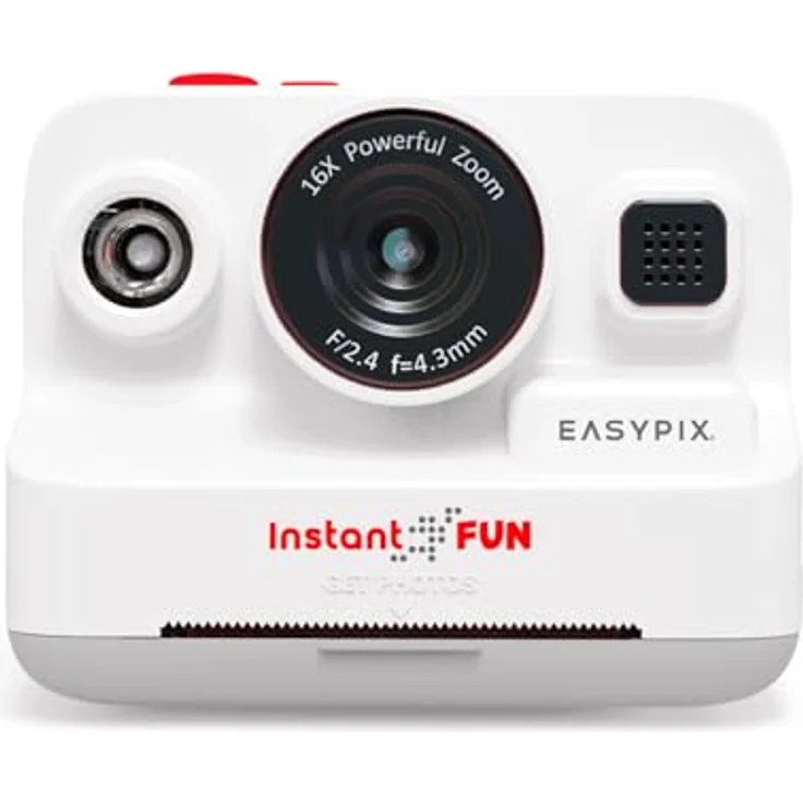 Easypix InstantFUN Sofortbildkamera, Schwarz-Weiß-Thermodruck, BPA-freies Papier nachfüllbar – Bild 2