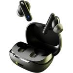 Skullcandy Smokin' Buds In-Ear Wireless-Kopfhörer, 20 Std. Akkulaufzeit, 50% nachhaltiger Kunststoff, Mikro, kompatibel mit iPhone, Android und Bluetooth-Geräten - Schwarz