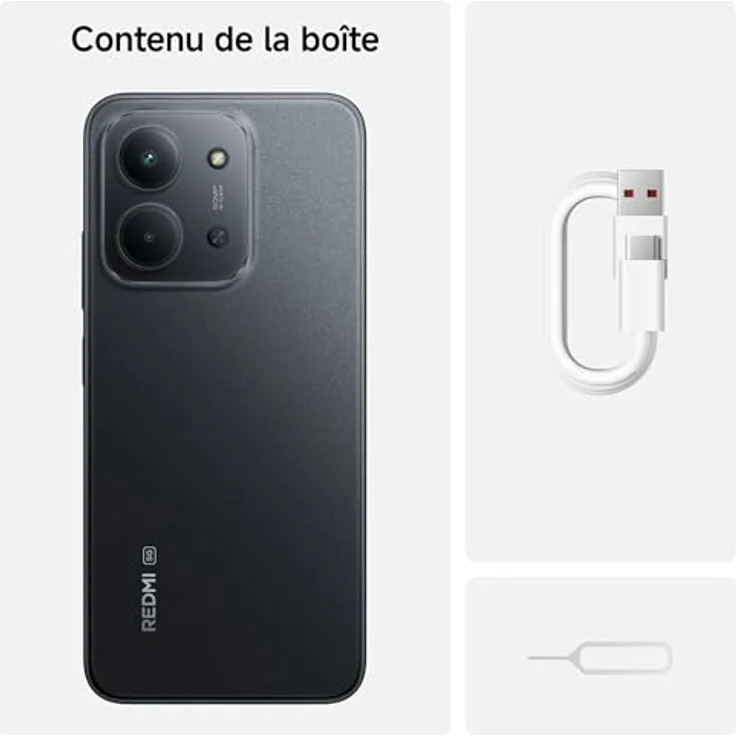 Xiaomi Redmi 15C 5G, Smartphone mit 4 GB RAM, 256 GB Speicher, Midnight Black – Bild 5
