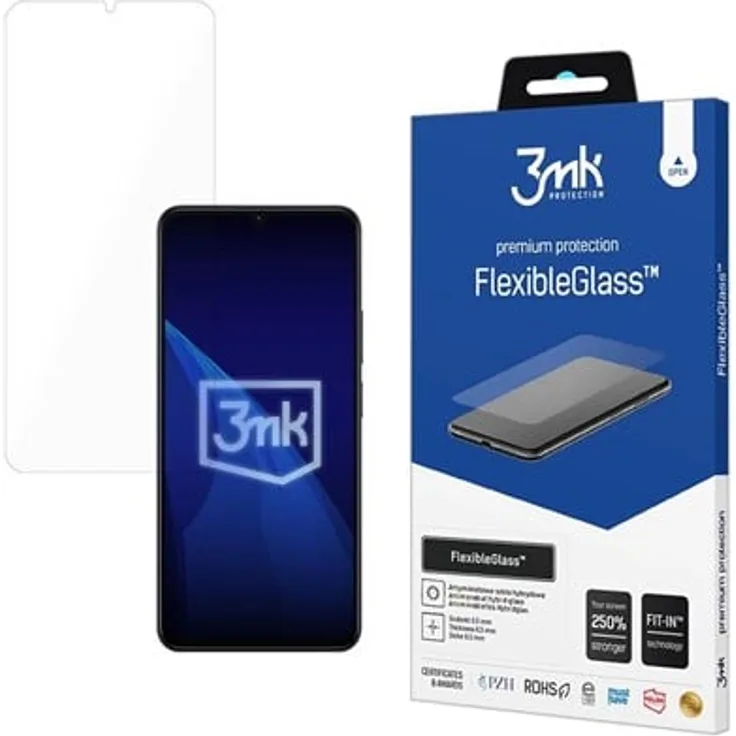 3mk FlexibleGlass, Displayschutzfolie für Realme Note 70T, bruchsicher und flexibel