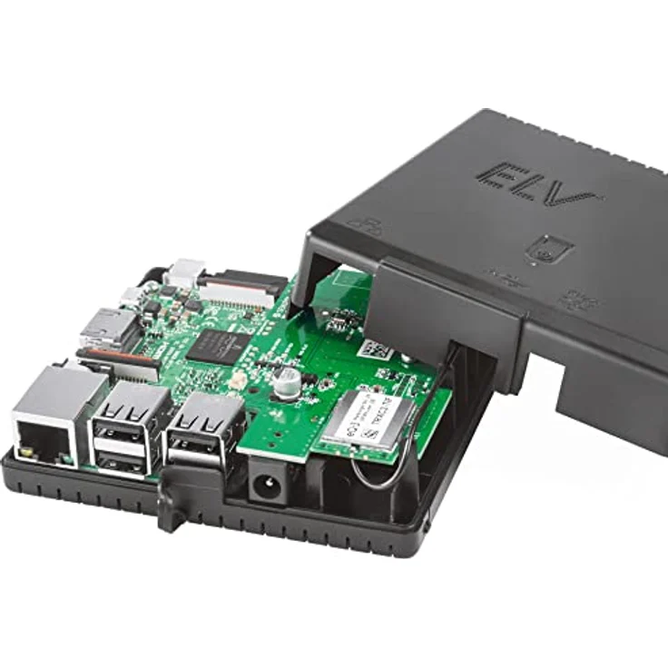 Gehäuse für Raspberry Pi und RPI-RF-MOD Funk-Modulplatine, schwarz – Bild 3