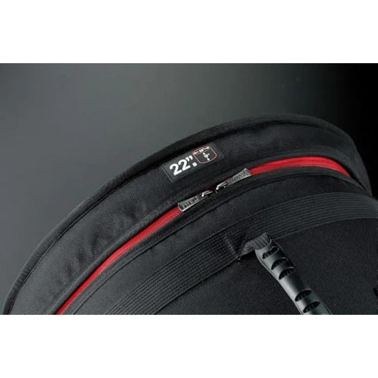 Tama PBS1465 Powerpad Snare Drum Bag, 14 Zoll Schutztasche mit dickem Polster und Plüschinnenauskleidung, Schwarz – Bild 5