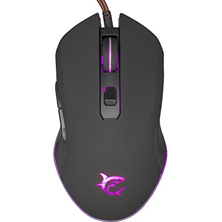 White Shark Mouse Gaming USB 3200dpi 6 Tasti Nero Cyrus GM-3001 Nero, Optischer Sensor, Beschleunigung 60 IPS – Bild 3