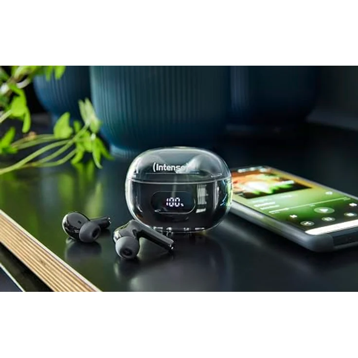 Intenso Buds Earphone Plus T310AE Black True Wireless Stereo (TWS) In-Ear Kopfhörer USB Typ-C Bluetooth Schwarz – Bild 7