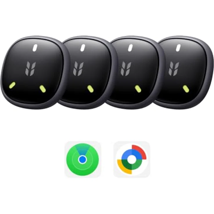UGREEN FineTrack Mini Duo 2, 1er Pack, Dual-System Tracker für iOS & Android, IP68 wasserdicht, 110 dB Lautsprecher, 5-7 Jahre Batterielaufzeit – Bild 1
