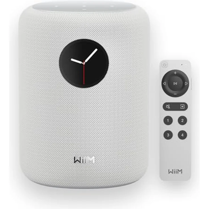 WIIM WiiM Sound, Streaming- & Netzwerkplayer mit 100 W klangstarkem Lautsprecher, weiß – Bild 1