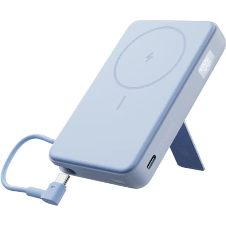 Xiaomi Power Bank BHR08PCGL, Magnetische 10000 mAh Powerbank mit W встроенным Stojakiem, Blau – Bild 1
