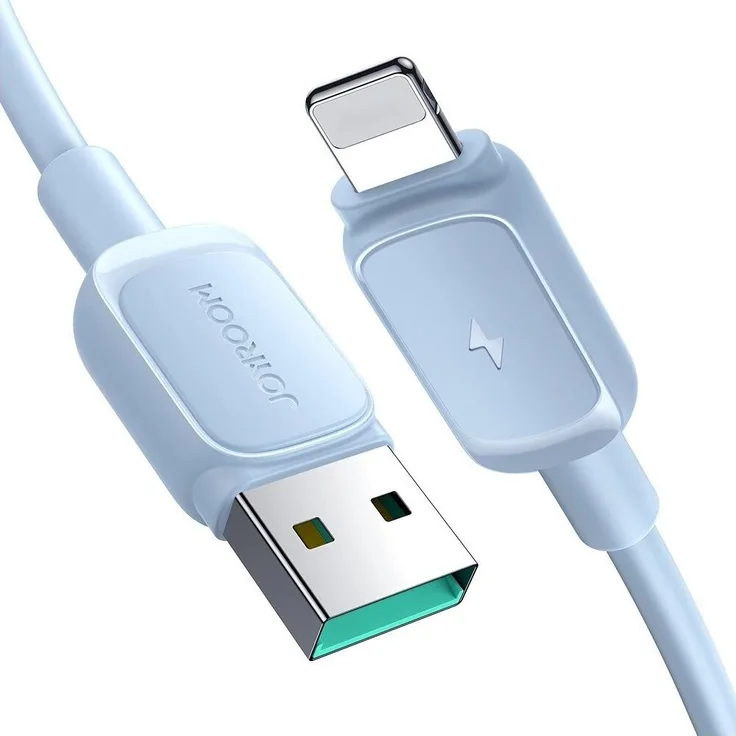 Joyroom Premium Lightning/USB-A Kabel S-AL012A14, 2,4A, 1,2m, Blau, Multi-Color Design
