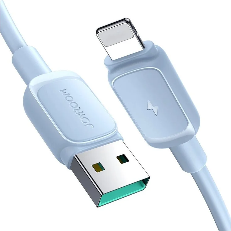 Joyroom Premium Lightning/USB-A Kabel S-AL012A14, 2,4A, 1,2m, Blau, Multi-Color Design