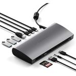 SATECHI Thunderbolt 4 Dock – 12-in-1 – Kompatibel mit M2 & M1 MacBook