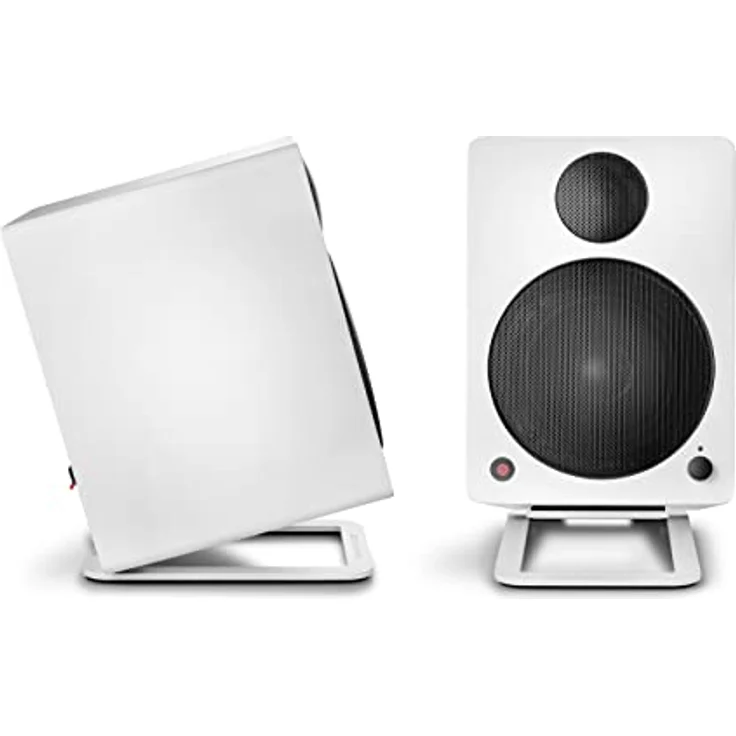 Wavemaster P1 Lautsprecher Ständer-Set, geneigt für optimales Klangerlebnis, aus pulverbeschichtetem Stahl, schwarz – Bild 5