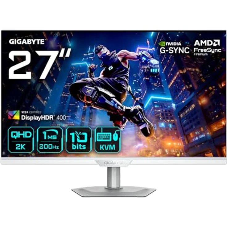 GIGABYTE M27Q2, 27 Zoll QHD Gaming Monitor mit 1 ms Reaktionszeit und 200 Hz Bildwiederholrate – Bild 1