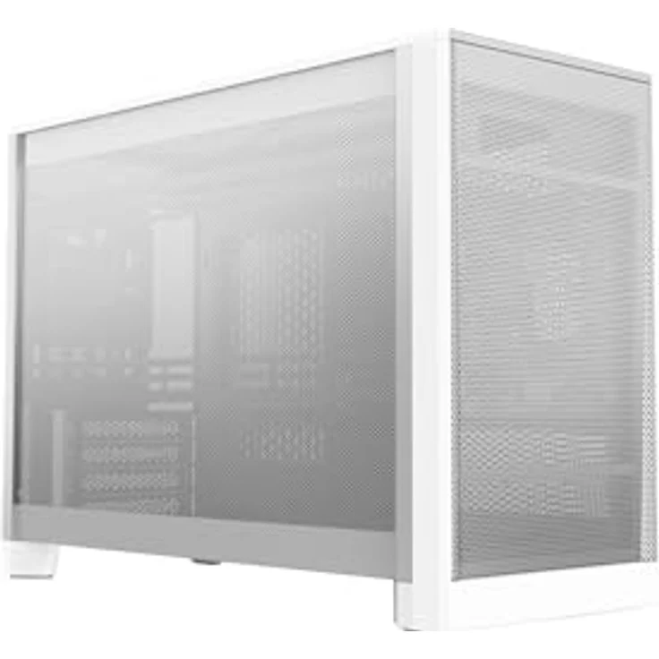 MONTECH PC-Gehäuse Montech TEN White, Tower-Gehäuse mit modularer Bauweise und exzellentem Airflow, Micro-ATX und Mini-ITX Unterstützung – Bild 1