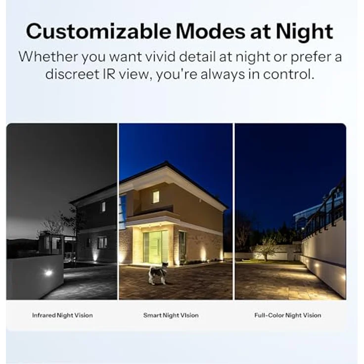 SONOFF CAM-B1P Outdoor-Überwachungskamera, 2K HD mit Farbnachtsicht, 180° Panoramaansicht, KI-Menschen­erkennung, IP65 wetterfest, Zwei-Wege-Audio, Smart-Home-kompatibel – Bild 4
