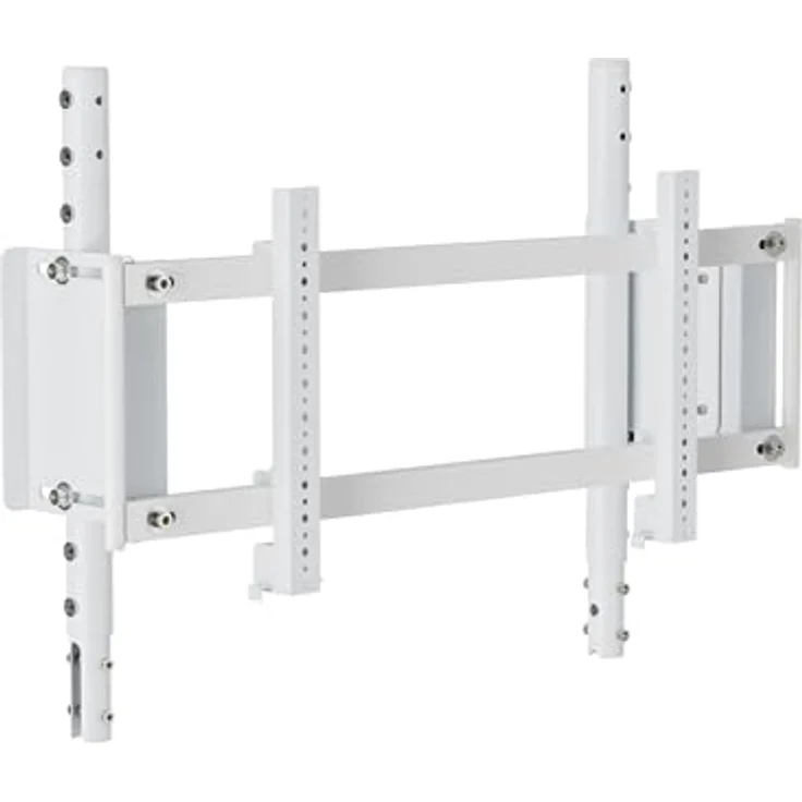 OPLITE R8 auf Top Monitor Mount White, Monitorhalterung für 32 Zoll Bildschirm, Stahlrohre, VESA-kompatibel, maximale Tragkraft 20 kg – Bild 1
