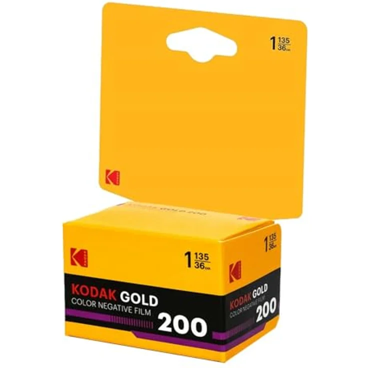 KODAK Eastman Gold 200 135-Film, Farbnegativfilm mit 36 Exposures, ISO 200, feinkörnige Bildqualität, lebendige Farben – Bild 1