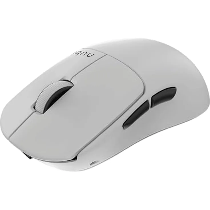 Nubi NM1 Gaming-Maus, kabellos und kabelgebunden, 12000 DPI, PixArt PAW3395, ultraleicht mit 39 g, 230 mAh Akku für bis zu 45 Stunden