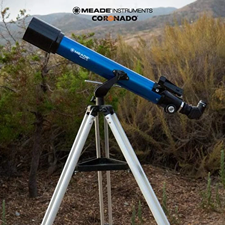 Meade Teleskop AC 70/700 Infinity AZ, Fernrohr für Natur und Astronomie mit 70mm Öffnung und 700mm Brennweite, einfach aufzubauen und mit hochwertiger Optik – Bild 2