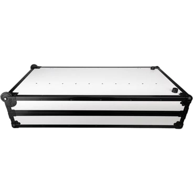 Showgear Portable Z-Style Table, Faltbarer Tisch mit Kabelmanagement und integrierten Rädern, Weiss – Bild 6