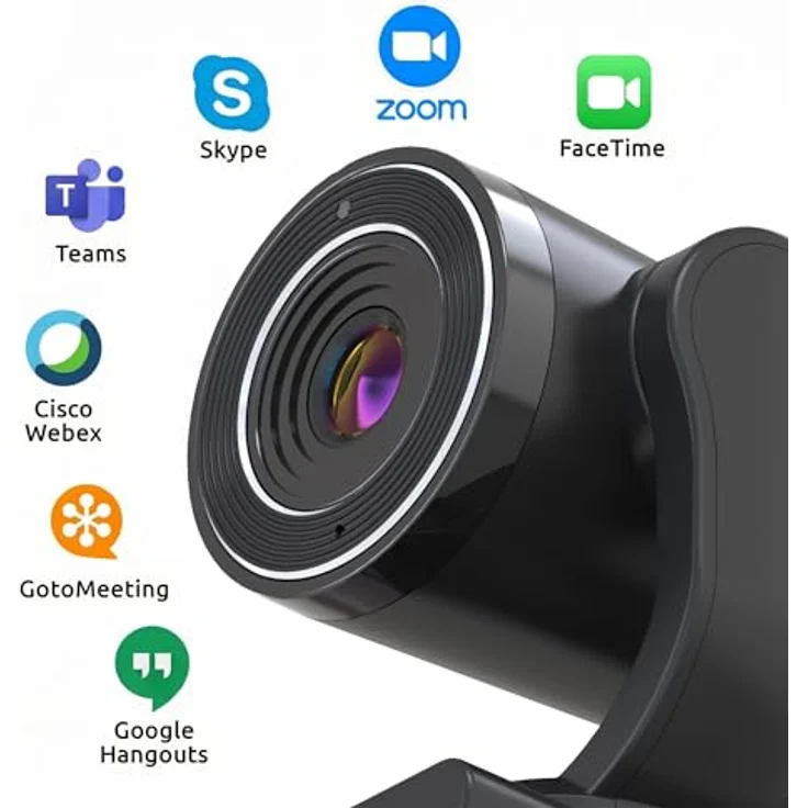 Toucan veebikaamera Connect Streaming (3.60 Mpx), Webcam, Schwarz – Bild 9