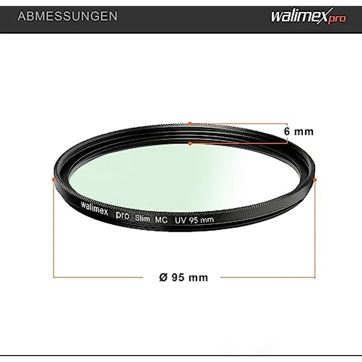 Walimex Pro UV-Filter slim MC 95mm schwarz – Bild 4