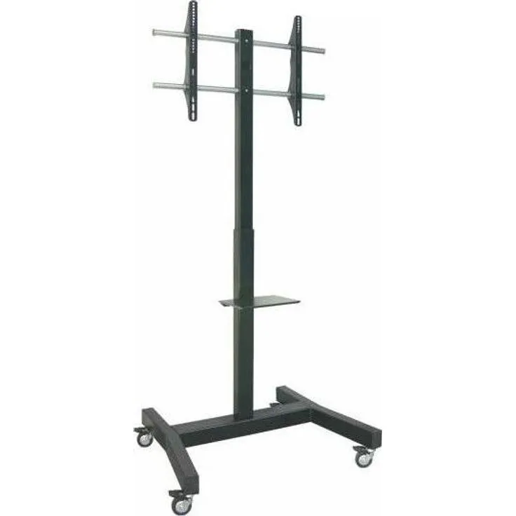 ITB OM07075 Flachbildschirm-Tischhalterung, 2,29 m (90"), höhenverstellbar, max. 80 kg, schwarz