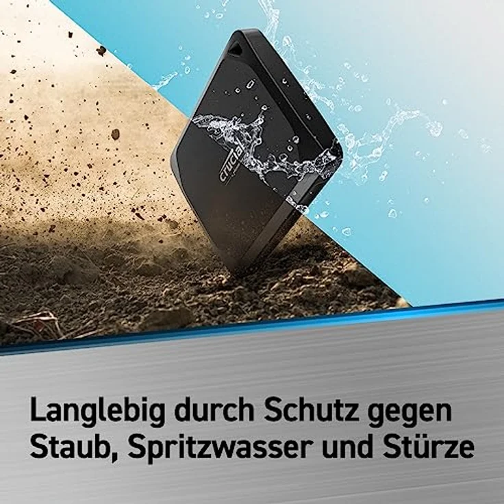 Crucial X10 Pro 1TB Externe SSD Festplatte, bis zu 2100MB/s Lesen und 2000MB/s Schreiben, PC und Mac, inkl. Mylio Photos+, USB-C 3.2 Portable Solid State Drive - CT1000X10PROSSD902 – Bild 3