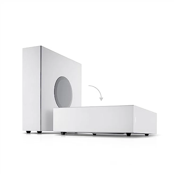 Teufel CINEBAR ONE+ Soundbar mit Subwoofer, Bluetooth 5.0, virtueller Surround Sound, weiß – Bild 3