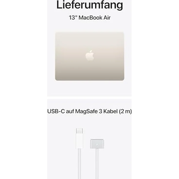 APPLE MacBook Air (2026) 13,6 Zoll, Apple M5, 16 GB RAM, 512 GB SSD, macOS, Polarstern – Bild 6