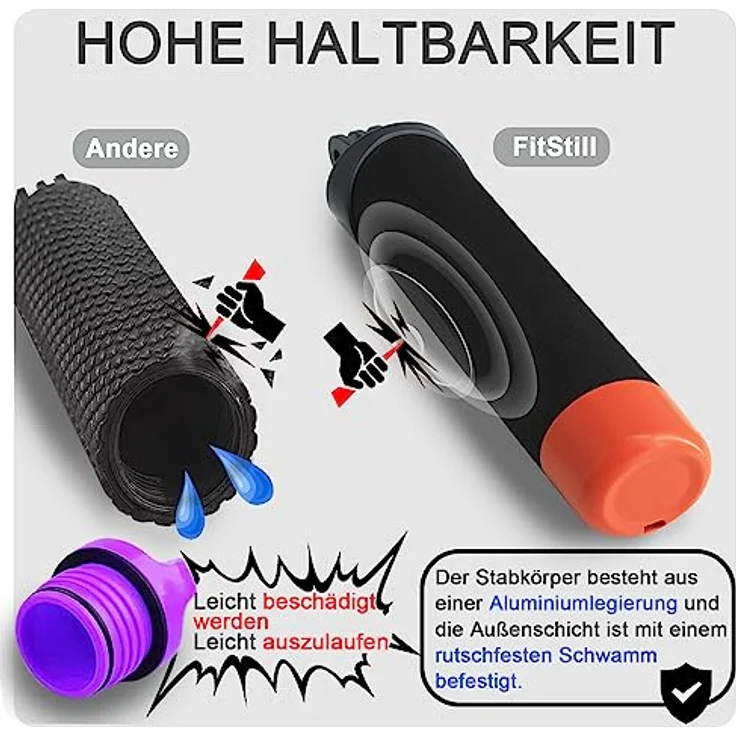 FiTSTILL Wasserdichter Schwimmender Griff für GoPro und DJI Osmo Action, Kompatibel mit HERO 13-3, Tragbar, Rutschfester Griff, 7 Zoll – Bild 4